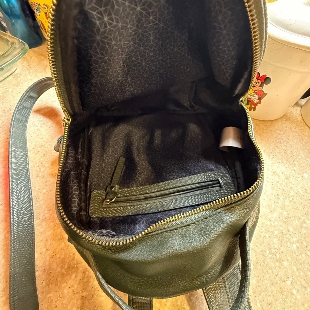 Olive Green Mini Backpack Women’s Bag Purse